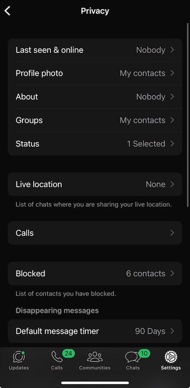 Profile Info